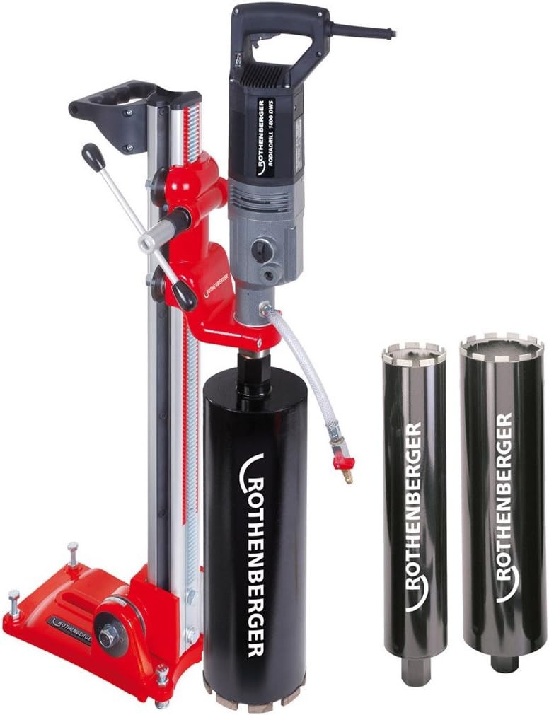 Sistema de perforación Rothenberger Rodiacut 170 Pro Set - recipiente de agua a presión 10L - equipo profesional para obra-Soviaialoft