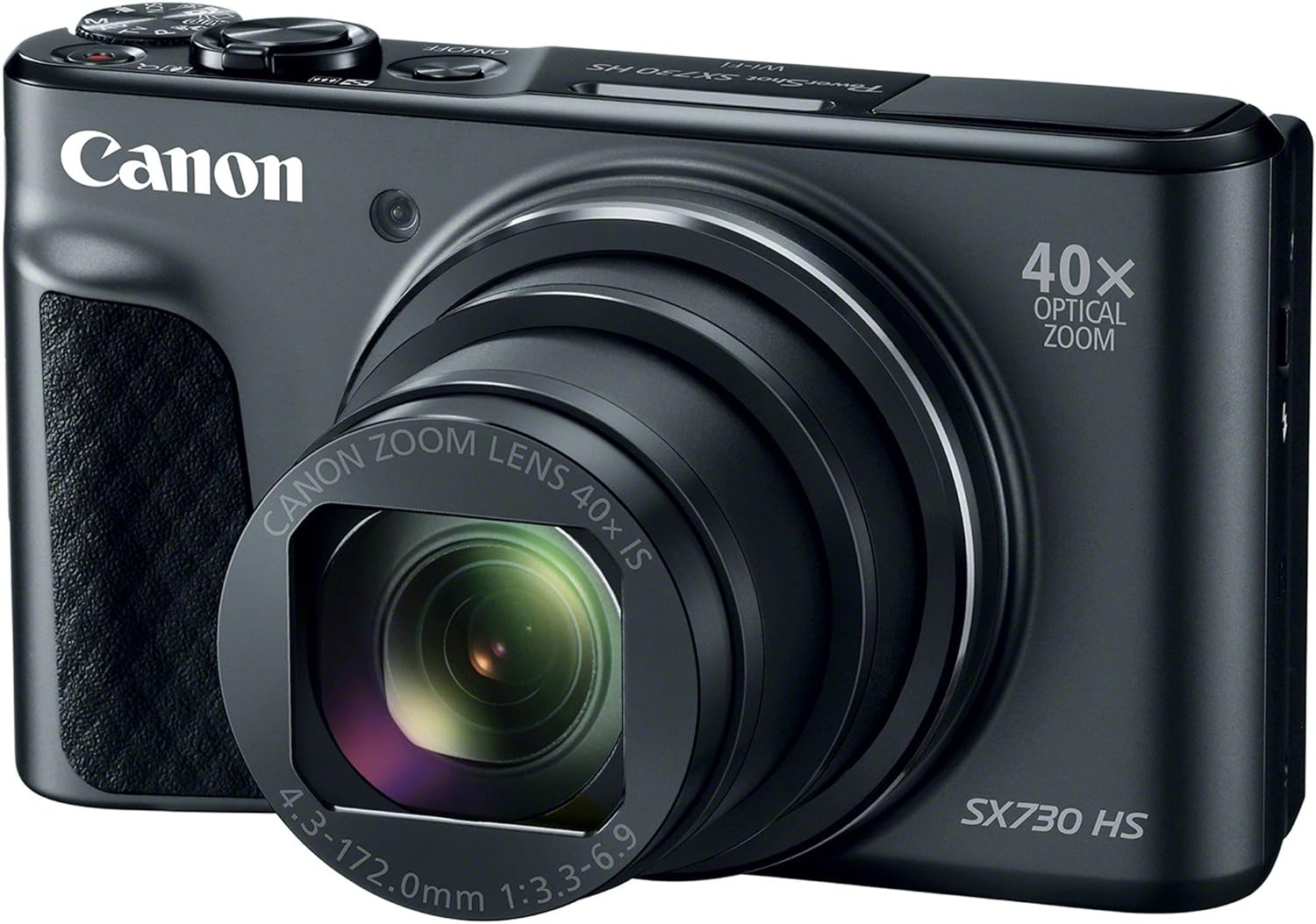 Canon PowerShot SX730 HS - Cámara Digital 20,3 MP - Zoom Óptico 40x - WiFi Bluetooth - Vídeo Full HD-Soviaialoft