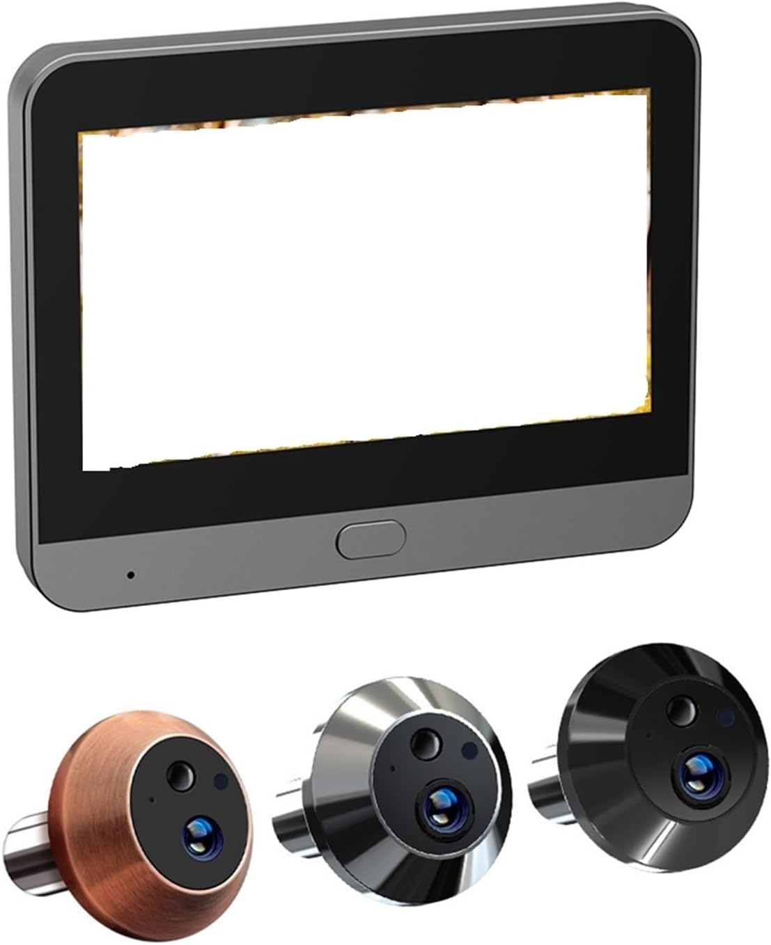 Timbre con vídeo OPTEPYOE - pantalla 4,3 pulgadas - sensor de cuerpo humano y cámara Door Camera 32G-Soviaialoft
