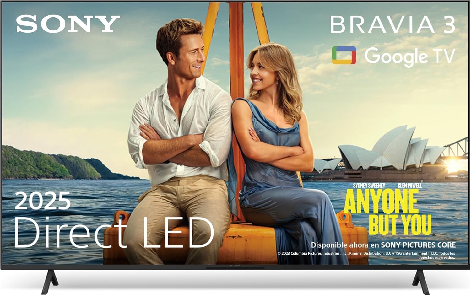 Sony BRAVIA 3 50 Pulgadas 4K Direct LED TV Dolby Vision Atmos Google TV 2025 IMAX Enhanced-Soviaialoft