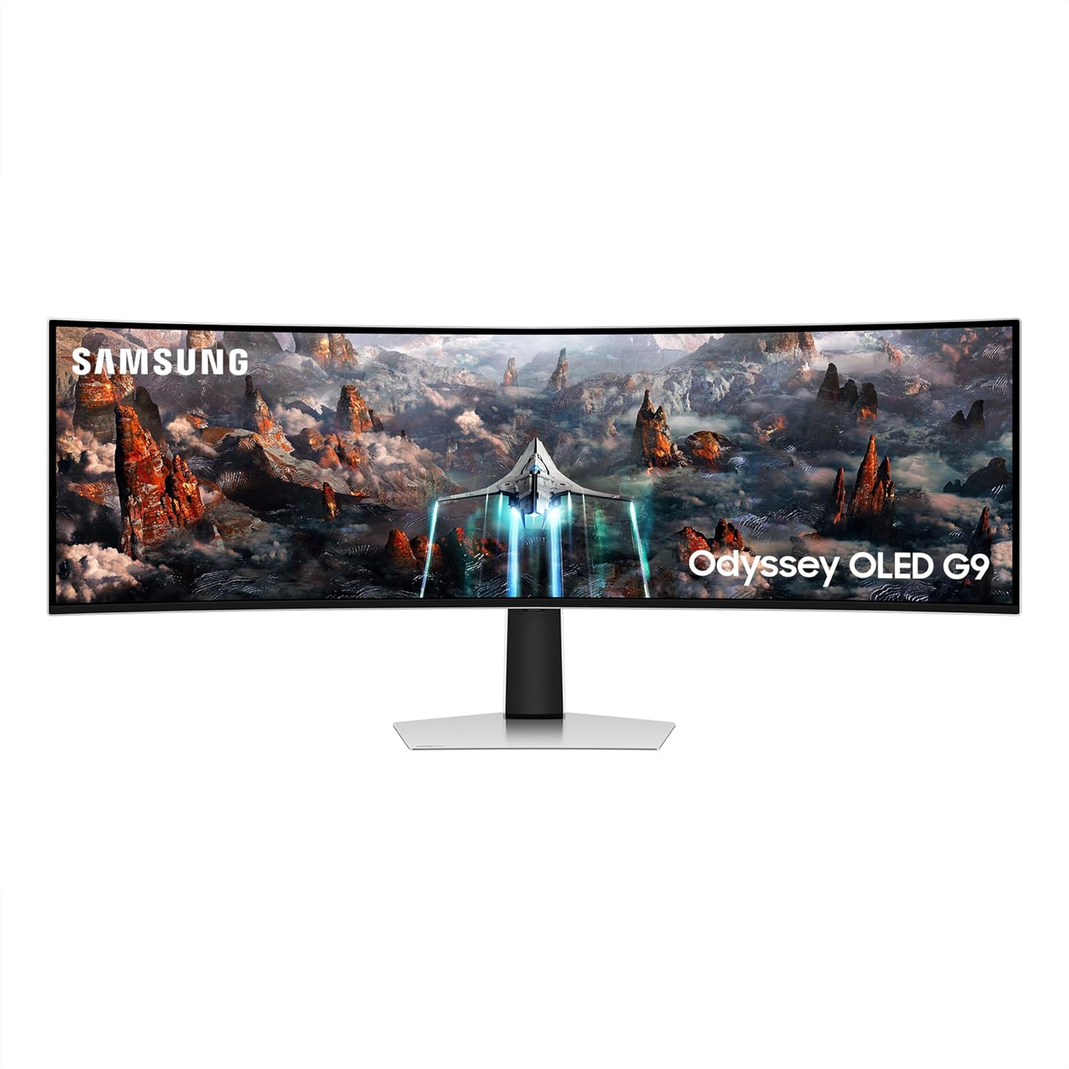Monitor gaming curvo Samsung Odyssey OLED G93SC 49 pulgadas - Dual QHD 5120 x 1440 - 240Hz 0,03ms HDR True Black-Soviaialoft