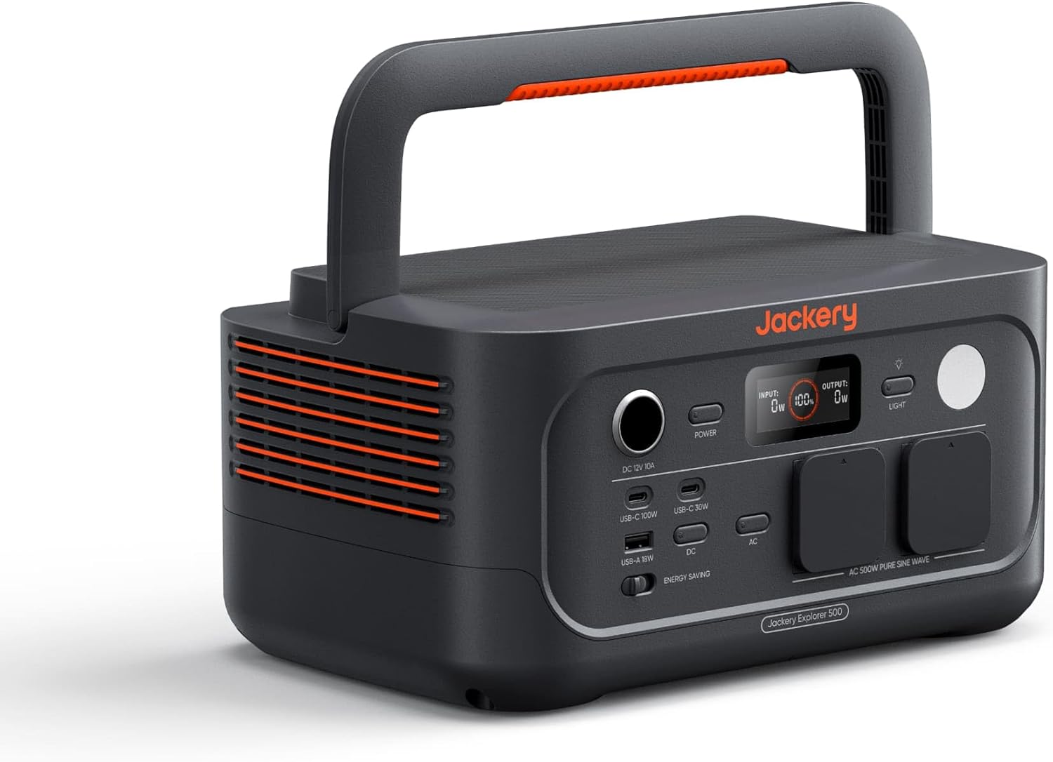 Jackery Explorer 500 v2 - Estación de Energía Portátil 512Wh LiFePO4 - Generador Solar 500W con SAI 10ms y Carga Rápida para Camping RV y Emergencias-Soviaialoft