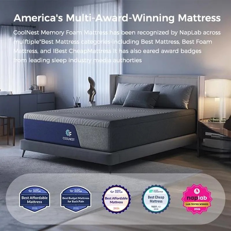 Weightless Cooling Mattress for Heavy Users - 5-Zone Support & 8°C Cooler\",Fiberglass-Free Sleep Experience Temperature Regulation, DealsForYouDays