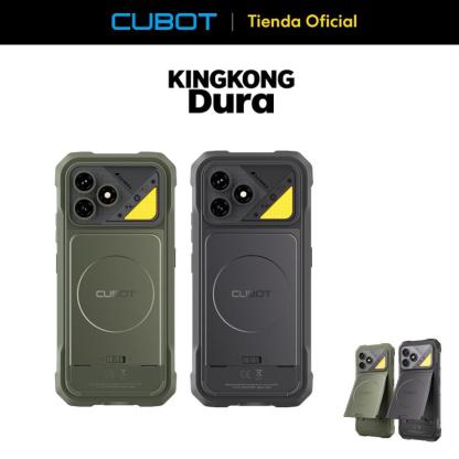 Cubot Kingkong Dura Robusto Dual Sim 128/256 Gb Negro 8/12 Gb Ram (ampliable Hasta 20 Gb) 2 Baterías Extraíbles de 5000 mAh + Cargador de Baterías Android 16  A