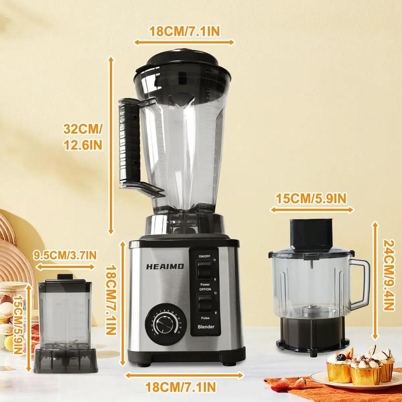 Licuadora Procesador Heaimo 4l 9500w Multifuncional