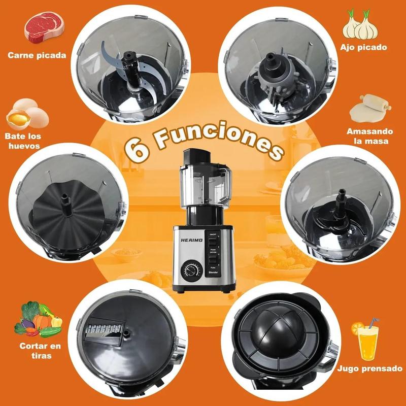 Licuadora Procesador Heaimo 4l 9500w Multifuncional