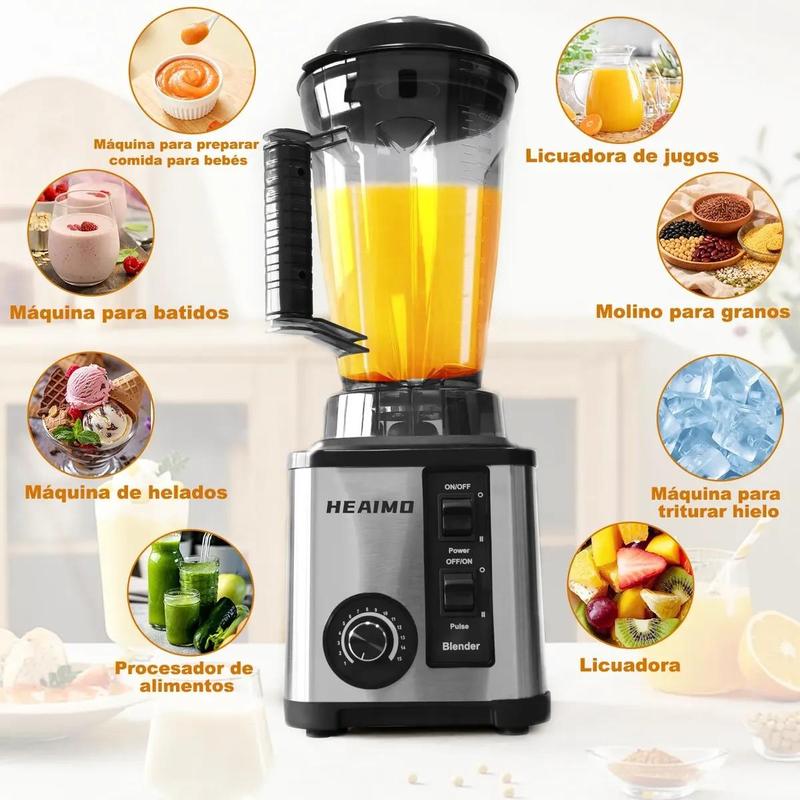 Licuadora Procesador Heaimo 4l 9500w Multifuncional