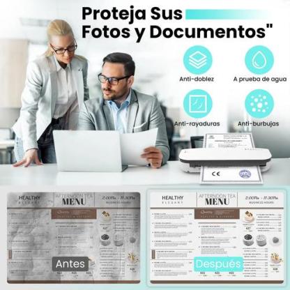 Laminadora Ablemark A4 para Maestros | Ideal para Material Didáctico, Certificados y Aula SL289