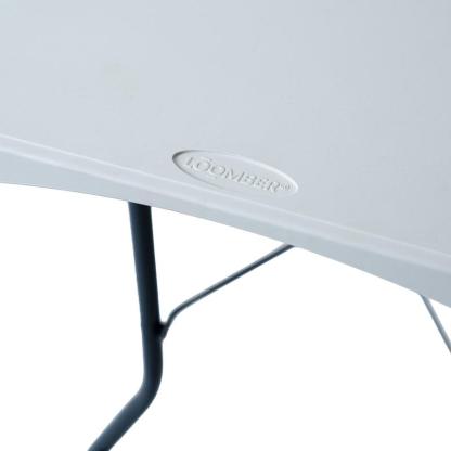 Envio Gratis Mesa Plegable de Plástico Resistente Color Blanca 180 centimetros Loomber