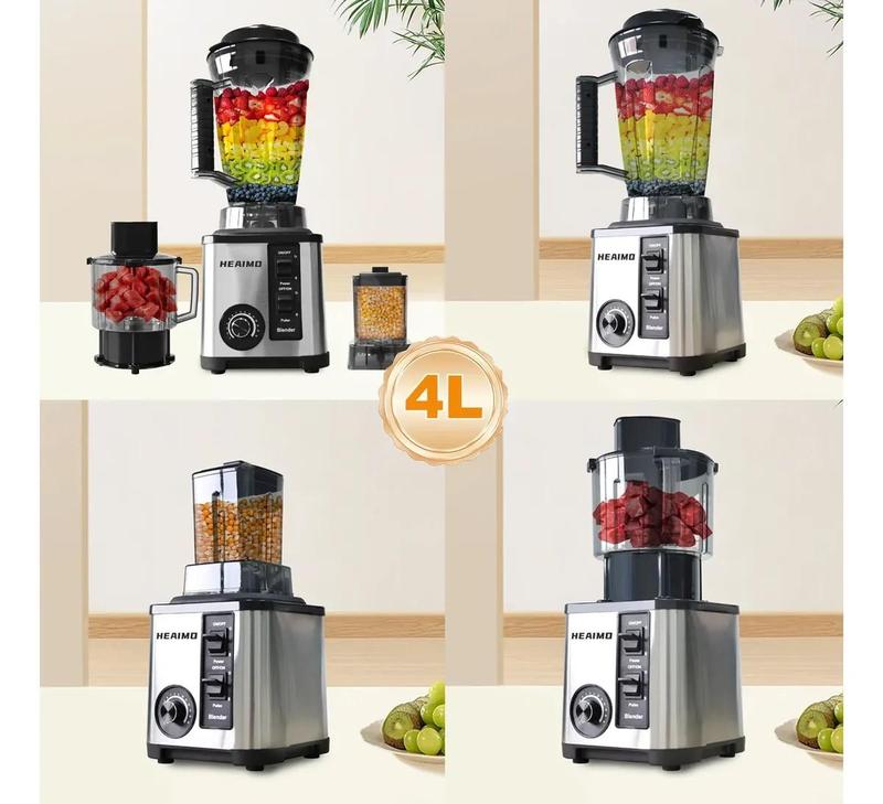 Licuadora Procesador Heaimo 4l 9500w Multifuncional