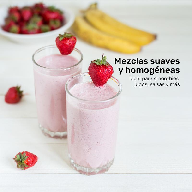 Licuadora Rosa Taurus Granite Ribbon Vaso de Vidrio 1.5L 500W , 4 Velocidades + Pulso, Smoothies, Salsas y Más Fácil y Rápido