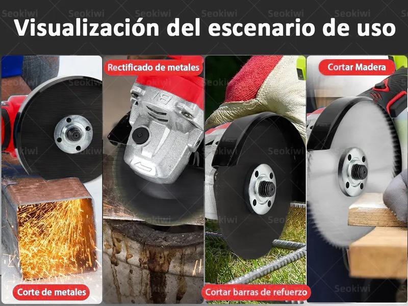 Juego de 4 piezas de taladro percutor rotatorio, amoladora angular, taladro eléctrico y llave inglesa, juego de herramientas, regalo para hombres