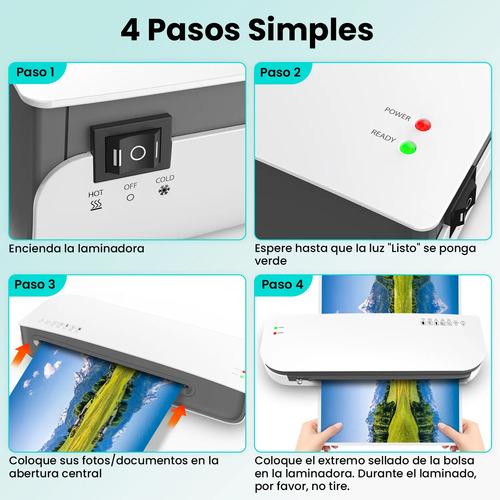 Laminadora Ablemark A4 para Maestros | Ideal para Material Didáctico, Certificados y Aula SL289