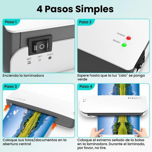 Laminadora Ablemark A4 para Maestros | Ideal para Material Didáctico, Certificados y Aula SL289