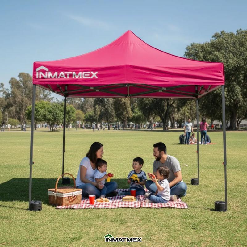 CARPA PLEGABLE 3X3 IMPERMEABLE PARA EVENTOS Y EXTERIOR