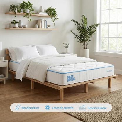 Colchón Matrimonial Color Dreams Classic | 18cm | Tecnología Memory Foam y Hybrid