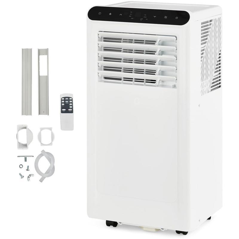 10000 BTU Portable Air Conditioners, 4-In-1 Portable AC Unit for Rooms Up to 350 Sq. Ft, Dehumidifier, Fan, Energy Saving, Remote Control, 24 Hour Timer, Sleep Mode, for Bedroom/Office