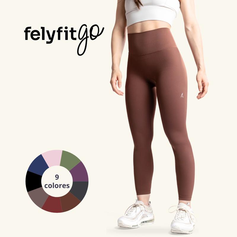 Leggings Deportivos - LL001B - Felyfit Go - Efecto Segunda Piel