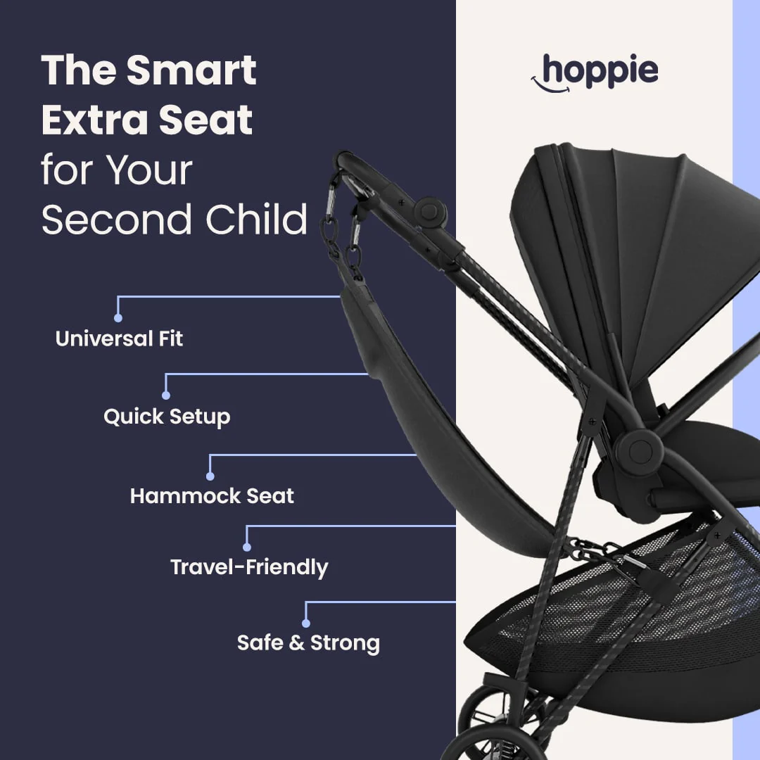 Asiento adicional inteligente diseñado específicamente para su segundo hijo.