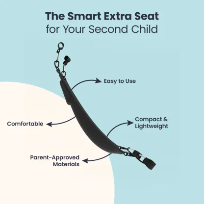 Asiento adicional inteligente diseñado específicamente para su segundo hijo.