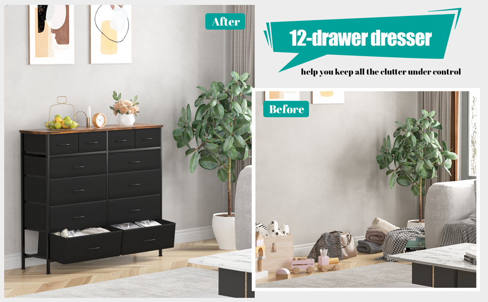 storage bin dresser