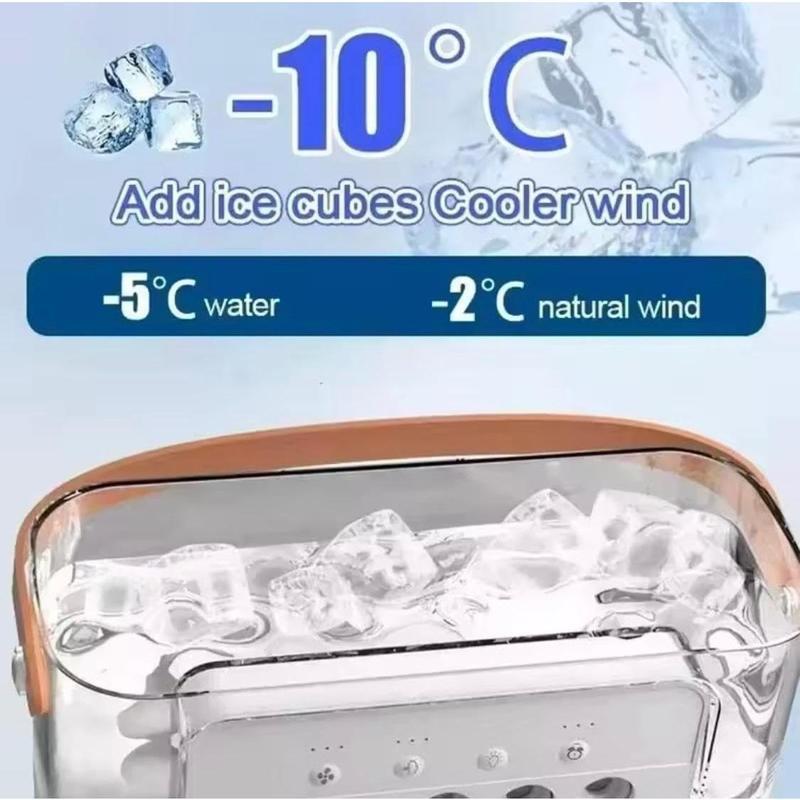 Enfriadores portátiles 3 en 1, mini ventiladores, humidificadores y luces nocturnas para hogares y oficinas LED