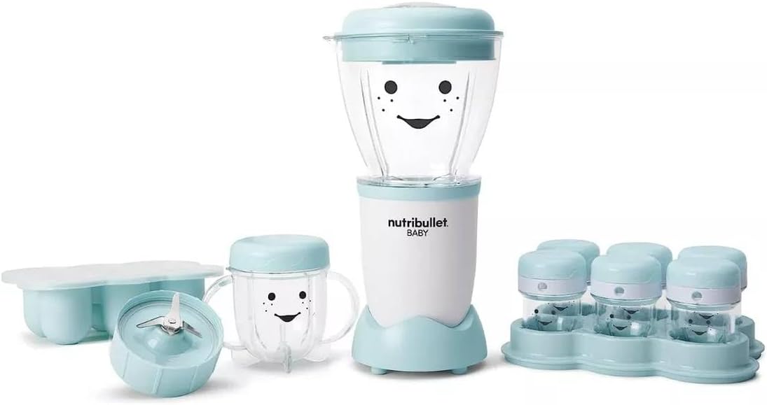 Nutribullet Baby Licuadora, Procesador de Alimentos Bebe Mod. RBNY5010 (Reacondicionado)