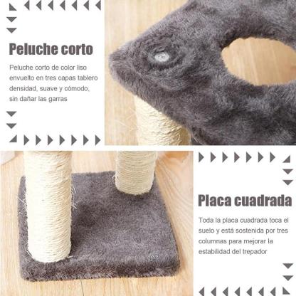 Juguete De Salto Para Gatos Con Estructura Escalada Sisal