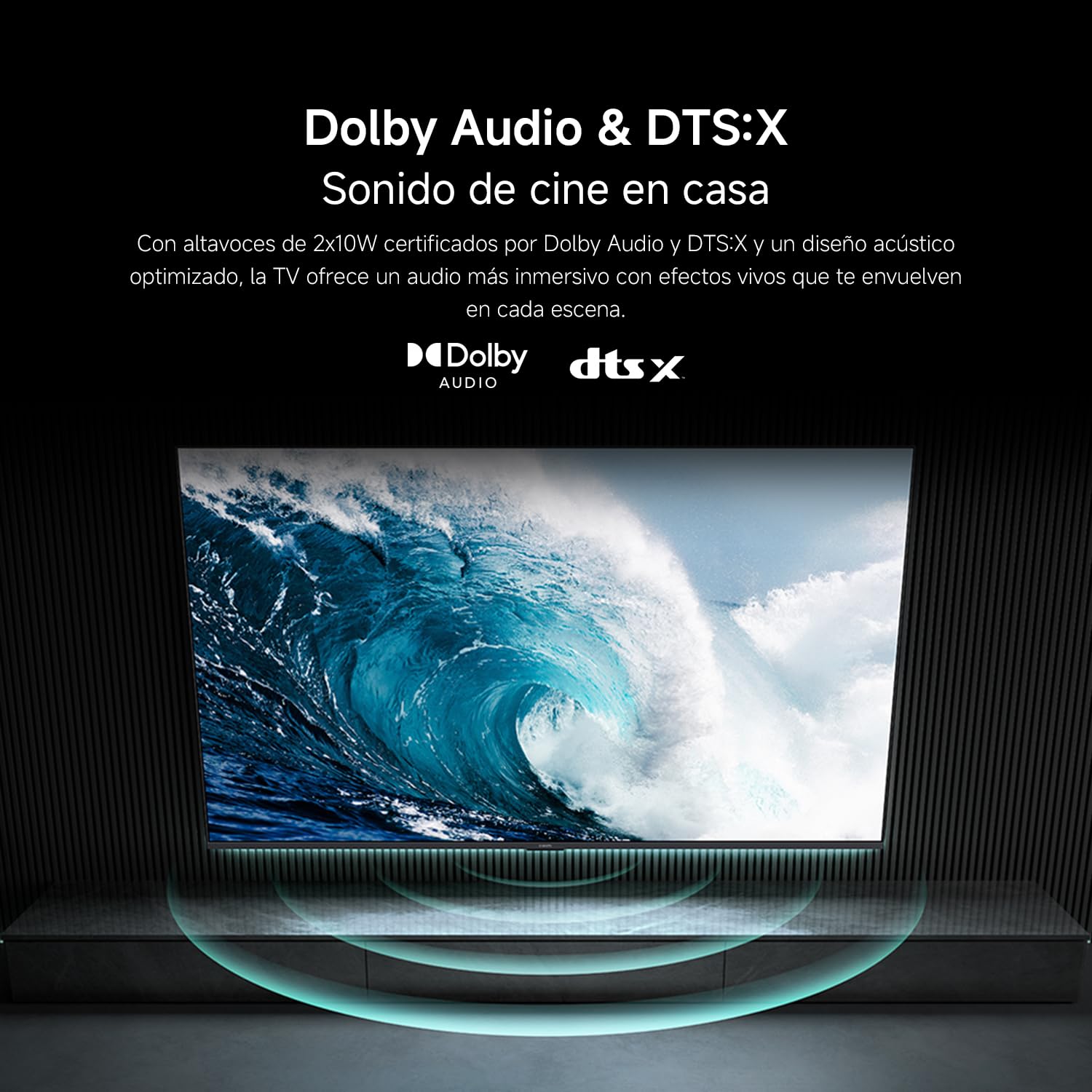XIAOMI TV A 32 2026 | Google TV, Diseño Elegante con Bisel Ultrafino, Dolby Audio DTS:X + DTS Virtual:X1, Voice Control