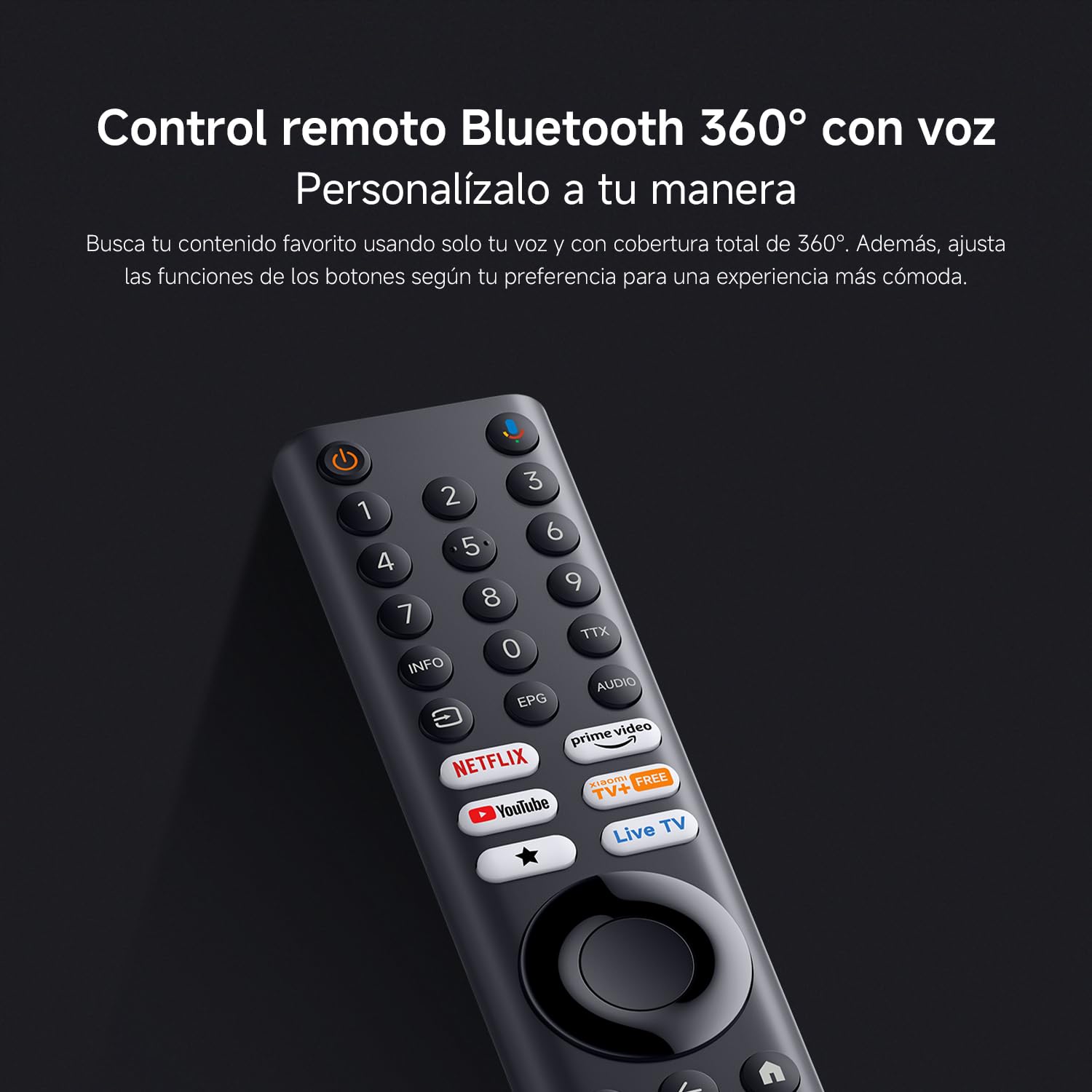XIAOMI TV A 32 2026 | Google TV, Diseño Elegante con Bisel Ultrafino, Dolby Audio DTS:X + DTS Virtual:X1, Voice Control
