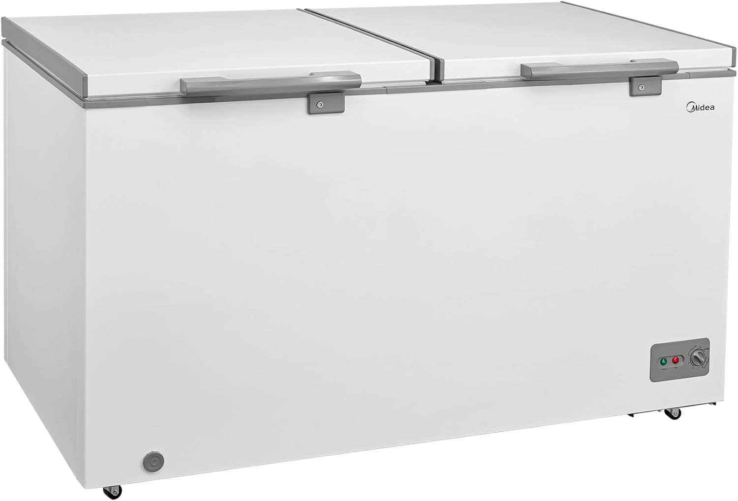 Congelador Midea Inverter Quattro Blanco 15 Pies Cúbicos;MDRC564FZM01, con 4 canastas y doble puerta