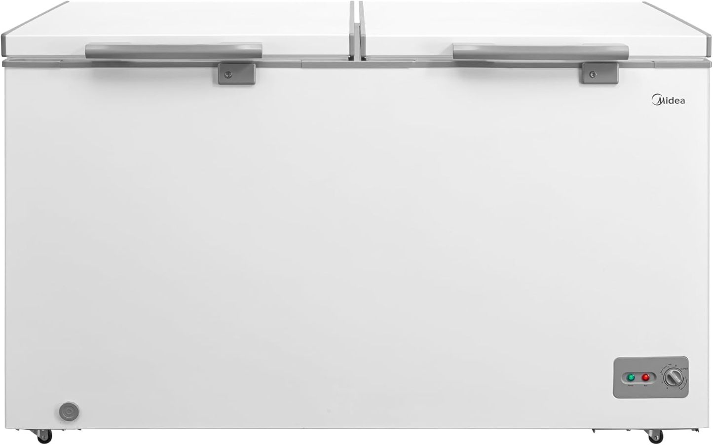 Congelador Midea Inverter Quattro Blanco 15 Pies Cúbicos;MDRC564FZM01, con 4 canastas y doble puerta