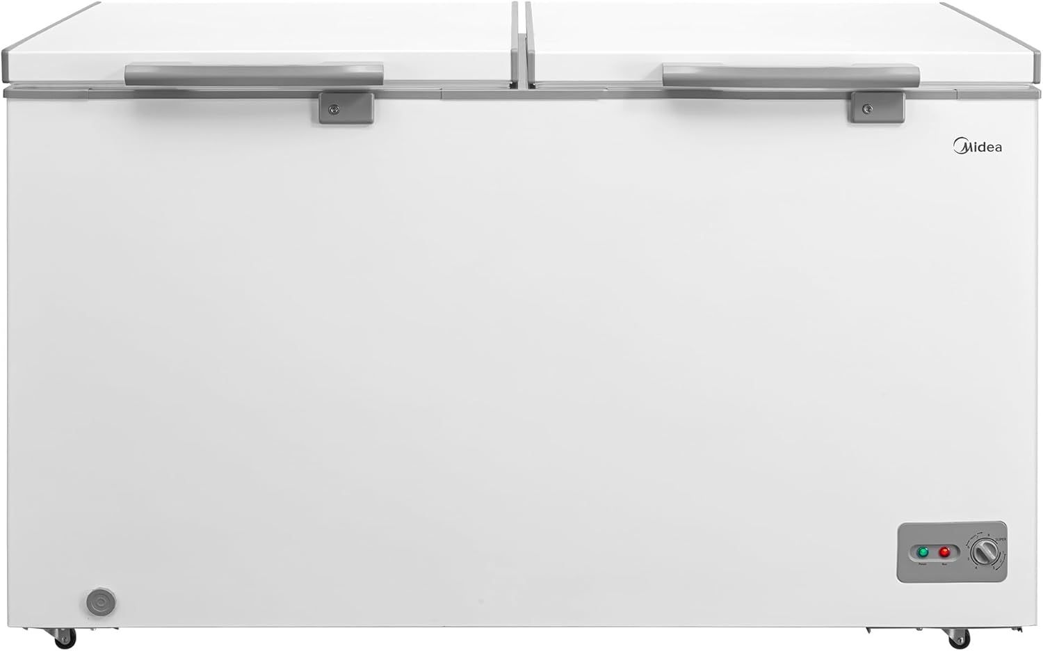 Congelador Midea Inverter Quattro Blanco 15 Pies Cúbicos;MDRC564FZM01, con 4 canastas y doble puerta
