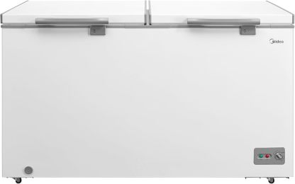 Congelador Midea Inverter Quattro Blanco 15 Pies Cúbicos;MDRC564FZM01, con 4 canastas y doble puerta
