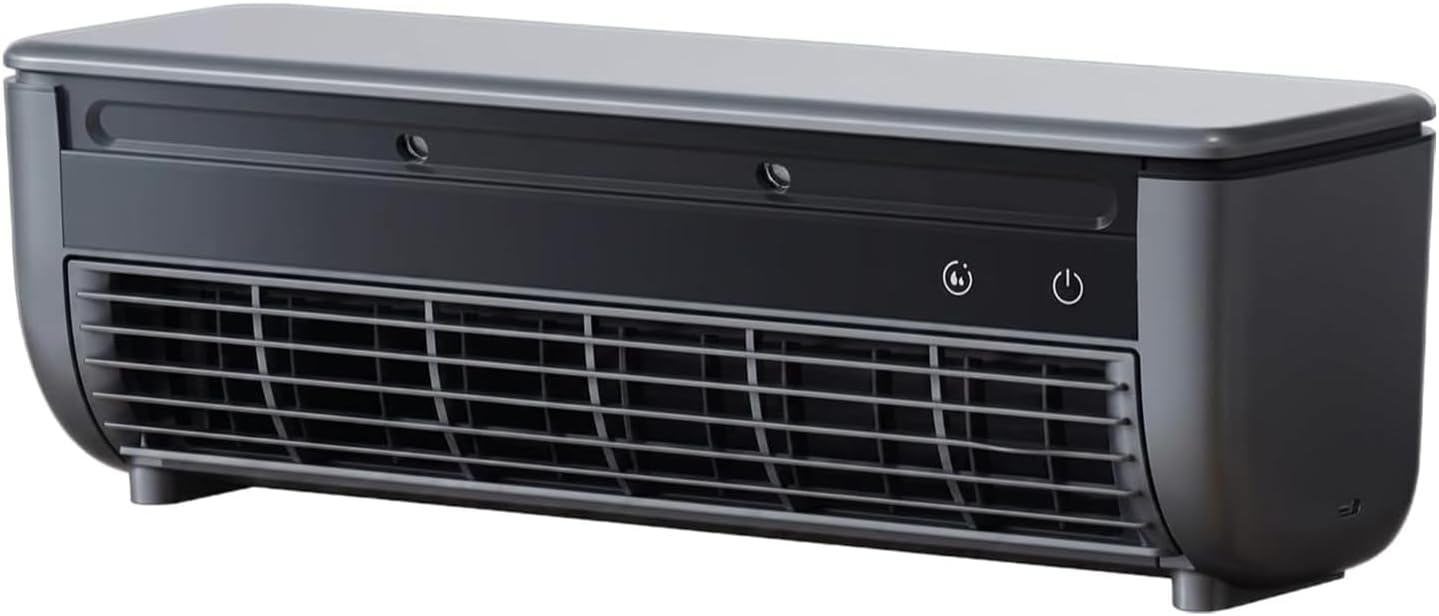 Aire Acondicionado de Pared con Enfriamiento Rápido y Batería de 6000 mAh, Refrigerador USB Portátil con Control Remoto para Cocina, Dormitorio, Escritorio
