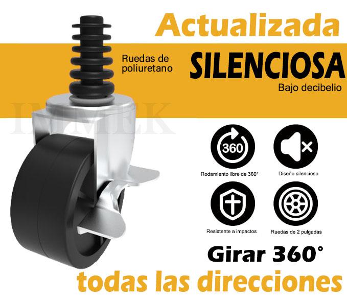 3er/4to piso Carrito de Servicio Multifuncional con 2/3 Compartimentos y 4 Ganchos Almacenamiento de Metal Resistente Fácil de Montar Ideal para Oficina Cocina Baño y Salón