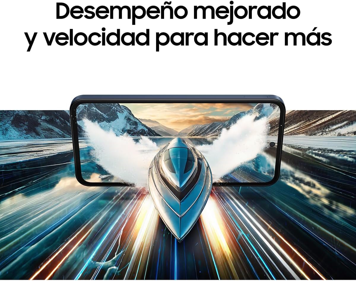 SAMSUNG Celular Galaxy M35 5G Gris 6GB RAM 128GB, Nacional con Garantía