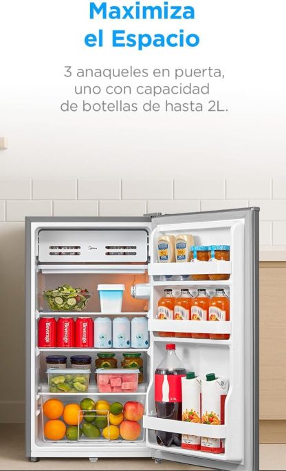 Frigobar Midea Low Frost 3.3 Pies Cúbicos; MDRD142FGM50