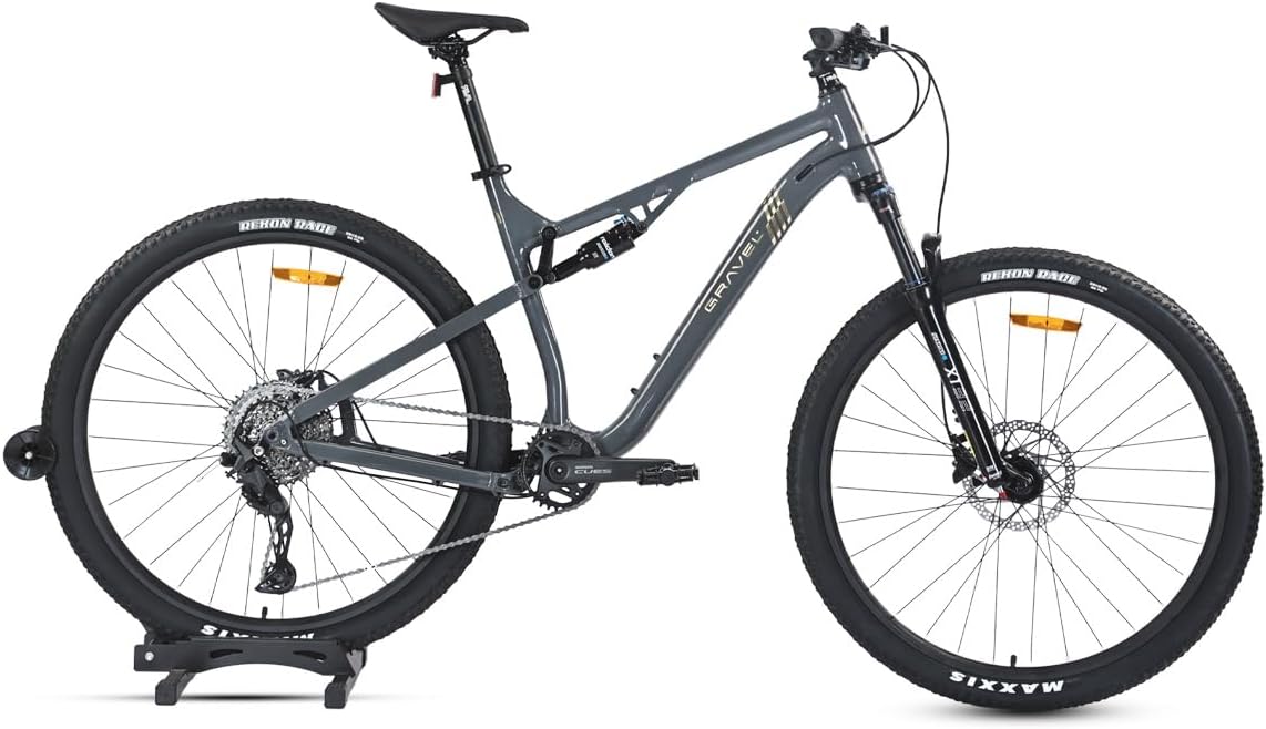 GRAVEL |Bicicleta de montaña |Fuji Pro – Aluminio Ultraligero, Doble suspensión, Shimano Cues 10V, Frenos hidráulicos MT200 y Llantas Kenda 29”