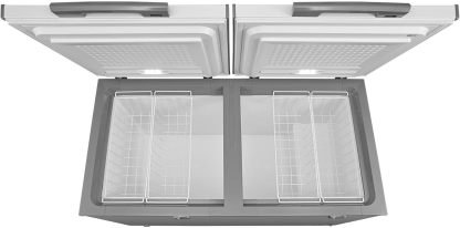Congelador Midea Inverter Quattro Blanco 15 Pies Cúbicos;MDRC564FZM01, con 4 canastas y doble puerta