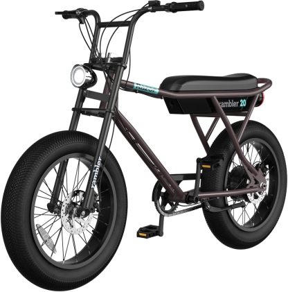 Bicicleta Eléctrica 1500W Pico | Velocidad hasta 50 km/h | Autonomía 65–110 km | Batería 48V 20Ah Extraíble | Suspensión Completa | Asiento Doble | Llantas Fat 20"