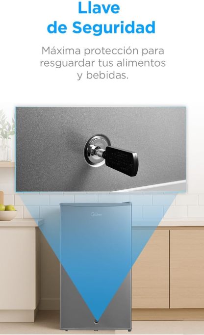 Frigobar Midea Low Frost 3.3 Pies Cúbicos; MDRD142FGM50