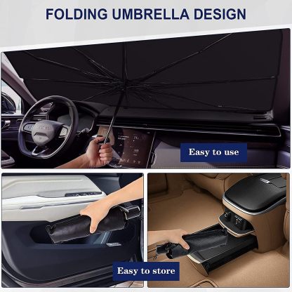 Sombrilla de proteccion solar delantera yaislamiento termico para coche 2026, cortinade parasol retractil especial para coche nuevo,parasol para parabrisas de coche, suministrosde proteccion solar para ventana de coche