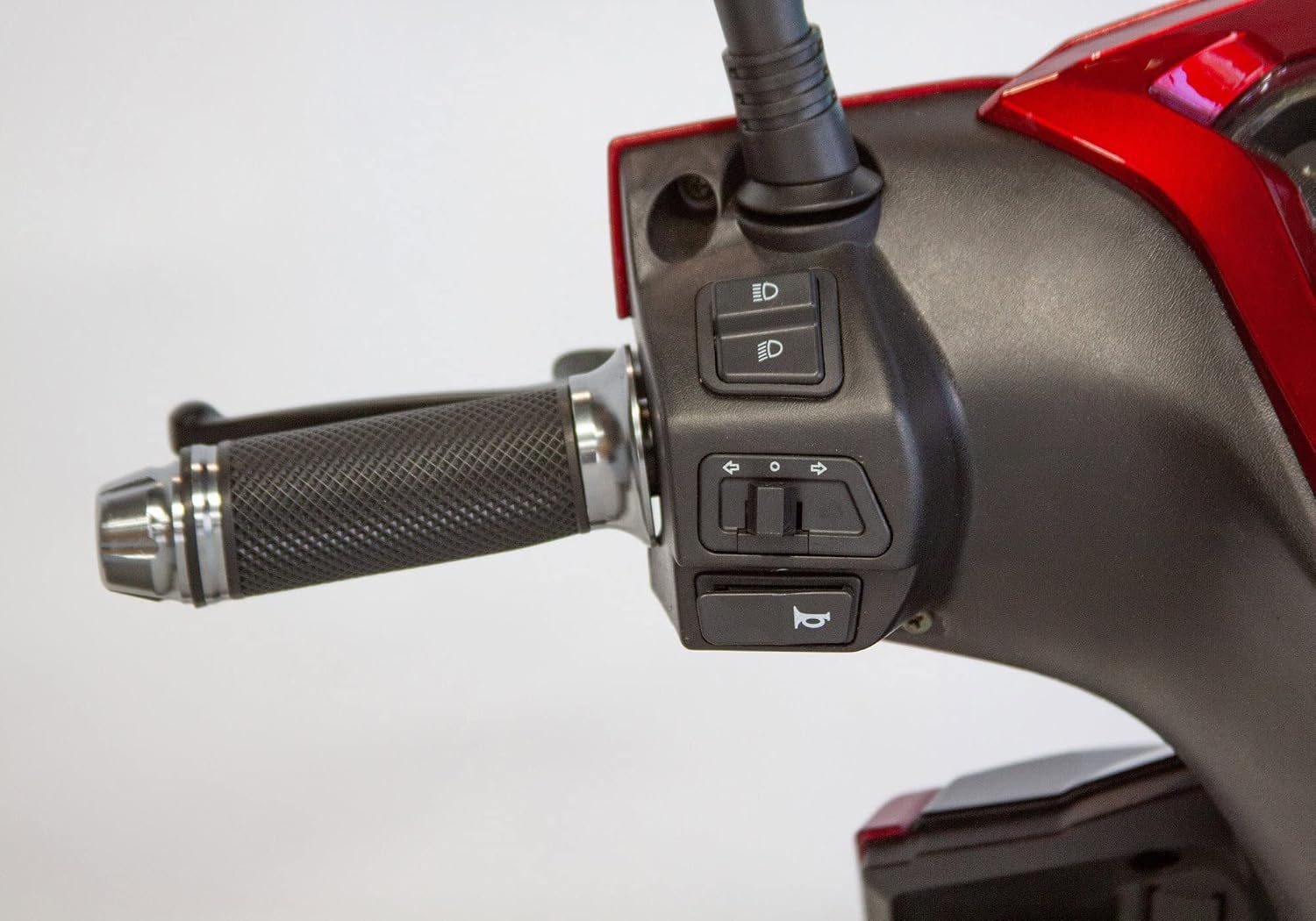 Deluxe Velocity Fast High Performance Recreational Electric Mobility Scooter 3 Wheel – for Seniors Up to 15 Mph & 40 Miles per Battery Charge 500-Watt Motor 400lbs Weight Capacity Red, Blue