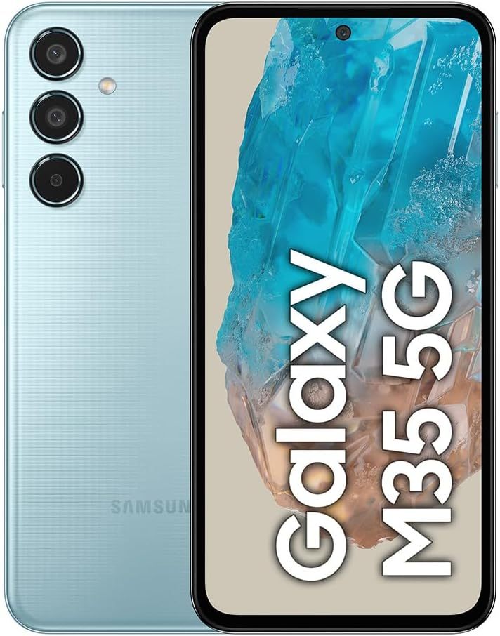 SAMSUNG Celular Galaxy M35 5G Gris 6GB RAM 128GB, Nacional con Garantía