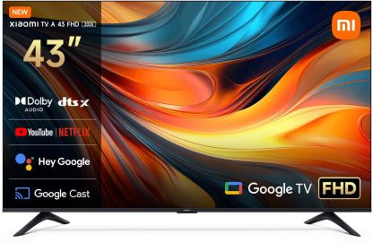 XIAOMI TV A 32 2026 | Google TV, Diseño Elegante con Bisel Ultrafino, Dolby Audio DTS:X + DTS Virtual:X1, Voice Control