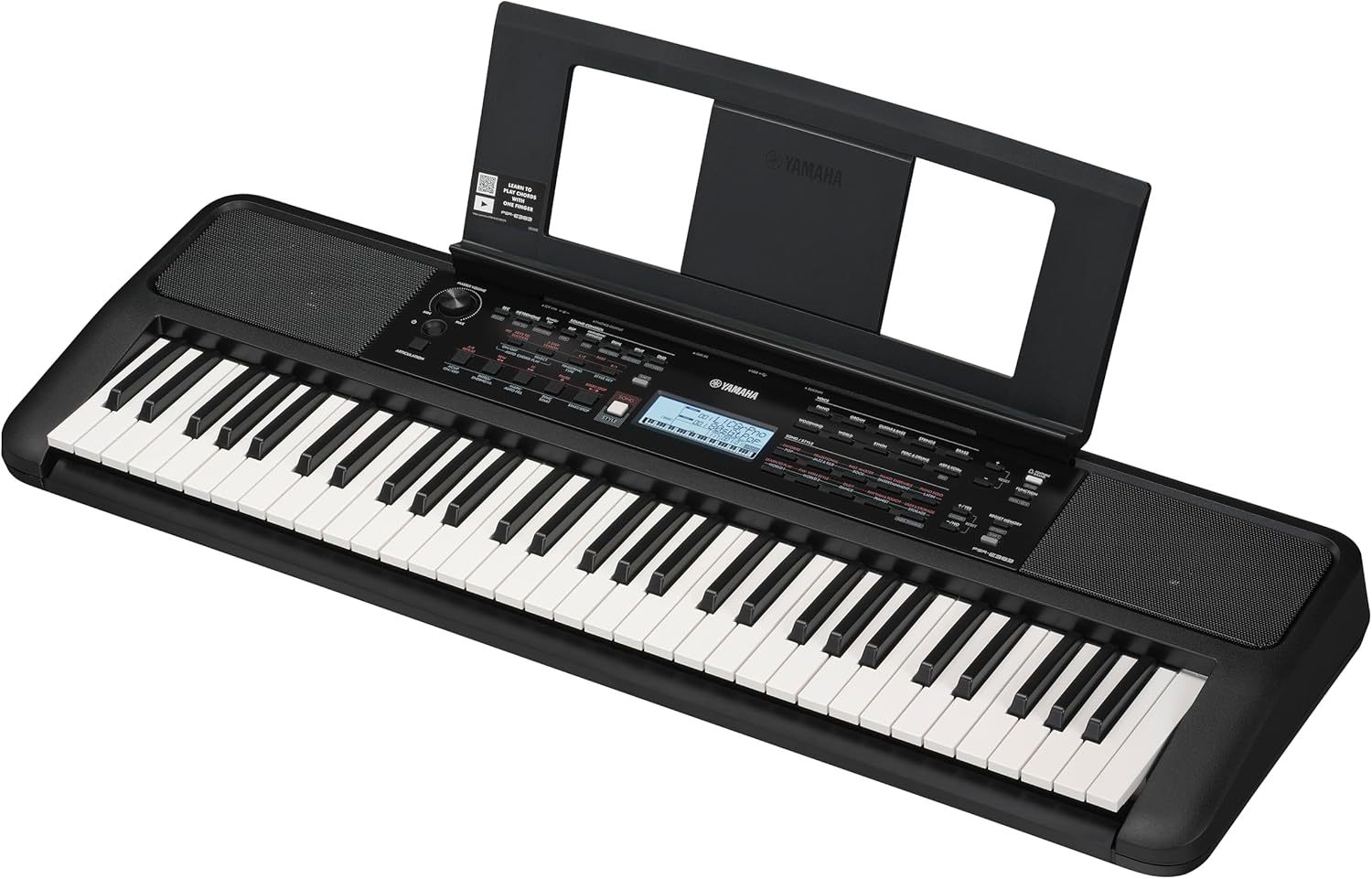 Teclado Yamaha PSRE-383 con adaptador de corriente PA130