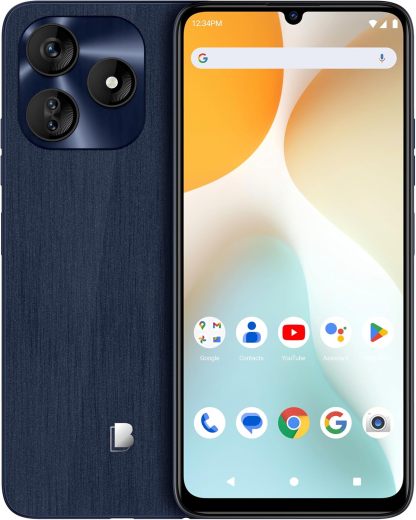 BLU G64L | Desbloqueado | Pantalla HD+ Infinity de 6.8” | 128/4GB | Cámara principal triple de 13 MP | Versión para EE. UU. | Garantía de EE. UU. | Azul