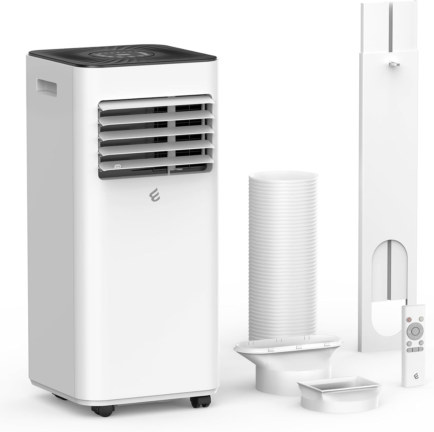 Aires acondicionados portátiles de 10.000 BTU, con control remoto.