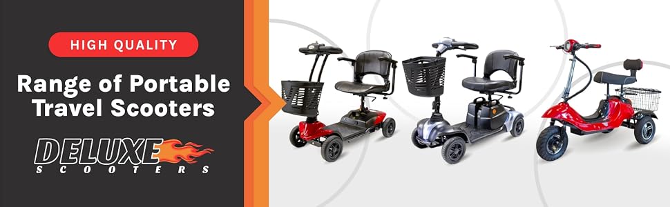 Deluxe Scooters Logo Adult Mobility Scooters